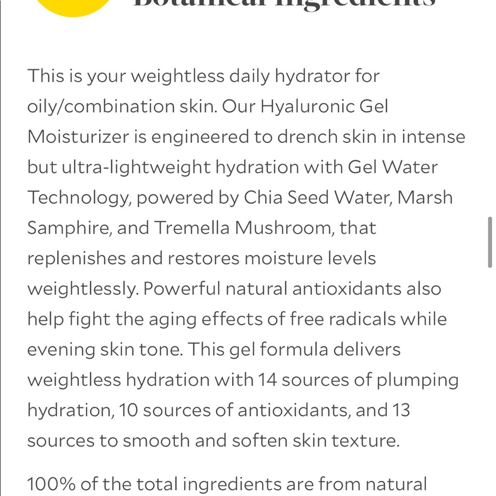 Tata Harper Hyaluronic Gel Moisturizer .33 oz - Picture 2 of 10
